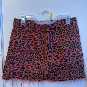 We The Free Printed Skirt with Zipper